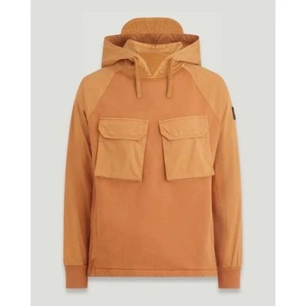 Belstaff Men's Clifton Dual Pocket‎ Cotton Pullover Hoodie Size M